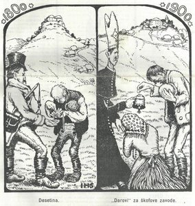 Desetina 1800 und Geschenke für die Bischofsinstitute 1900 von Hinko Smrekar